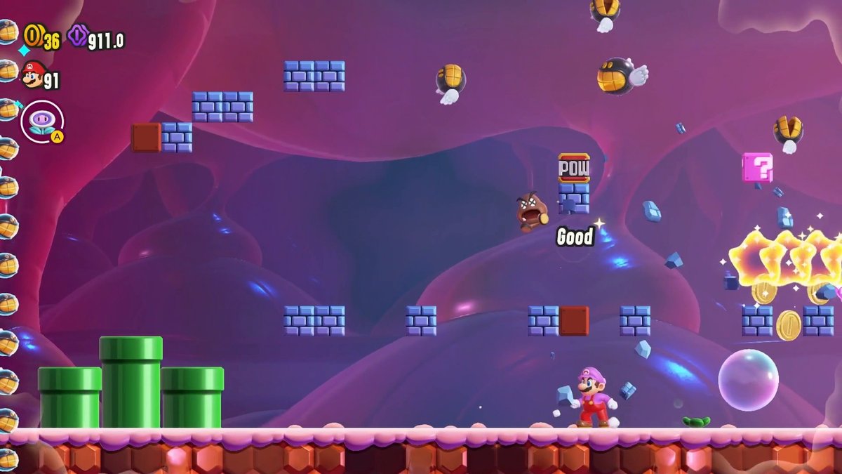 Super Mario Bros. Wonder: Blüteninseln-6 Happs und du bist weg