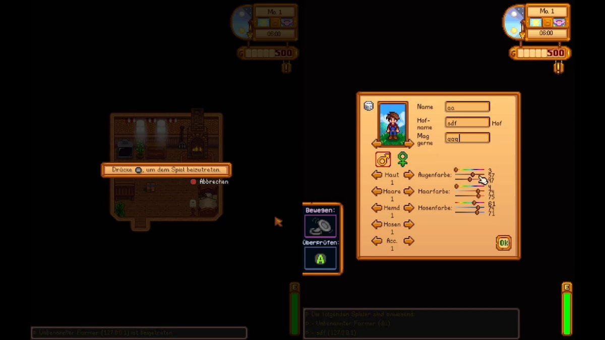Stardew Valley Splitscreen Koop starten.mp4