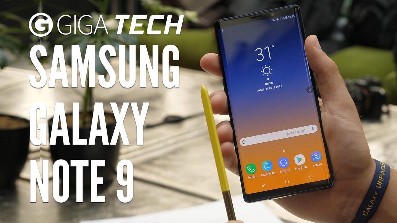 Samsung Galaxy Note 9 im Hands-On