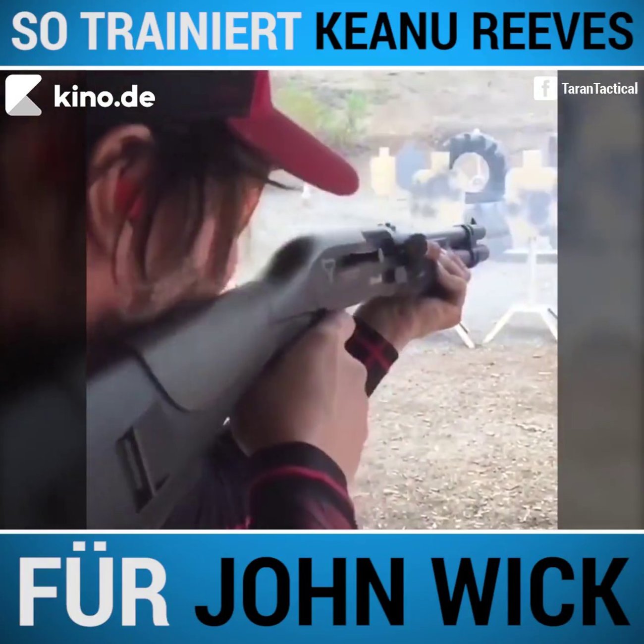 Keanu Reeves trainiert für John Wick - Video