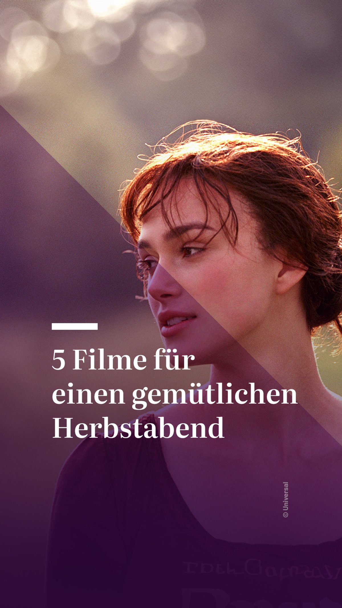 5 Filme für einen gemütlichen Herbstabend 5 Filme für einen gemütlichen Herbstabend