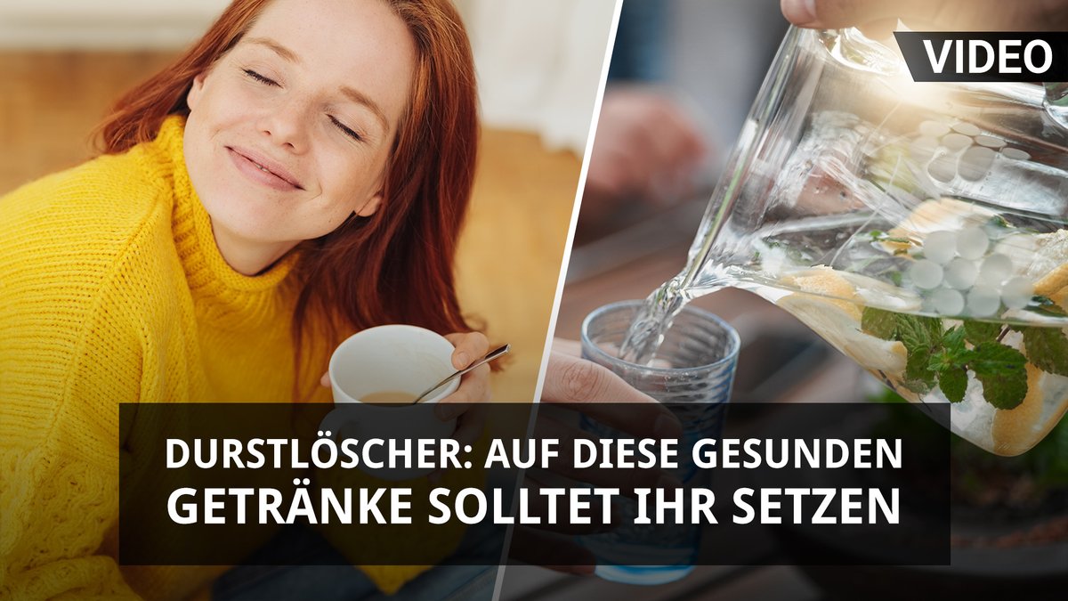 Durstlöscher: Auf diese gesunden Getränke solltet ihr setzen Durstlöscher: Auf diese gesunden Getränke solltet ihr setzen