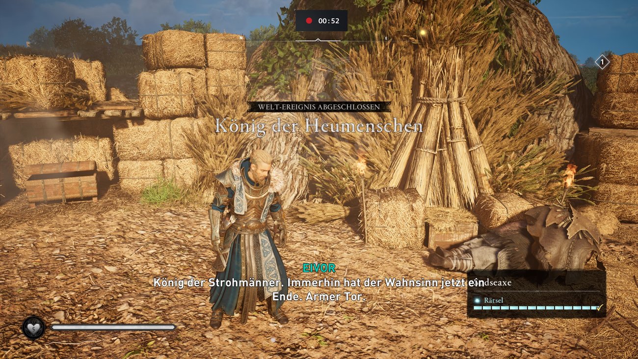 Assassin's Creed Valhalla: Weltereignis "König der Heumenschen" - Lösung