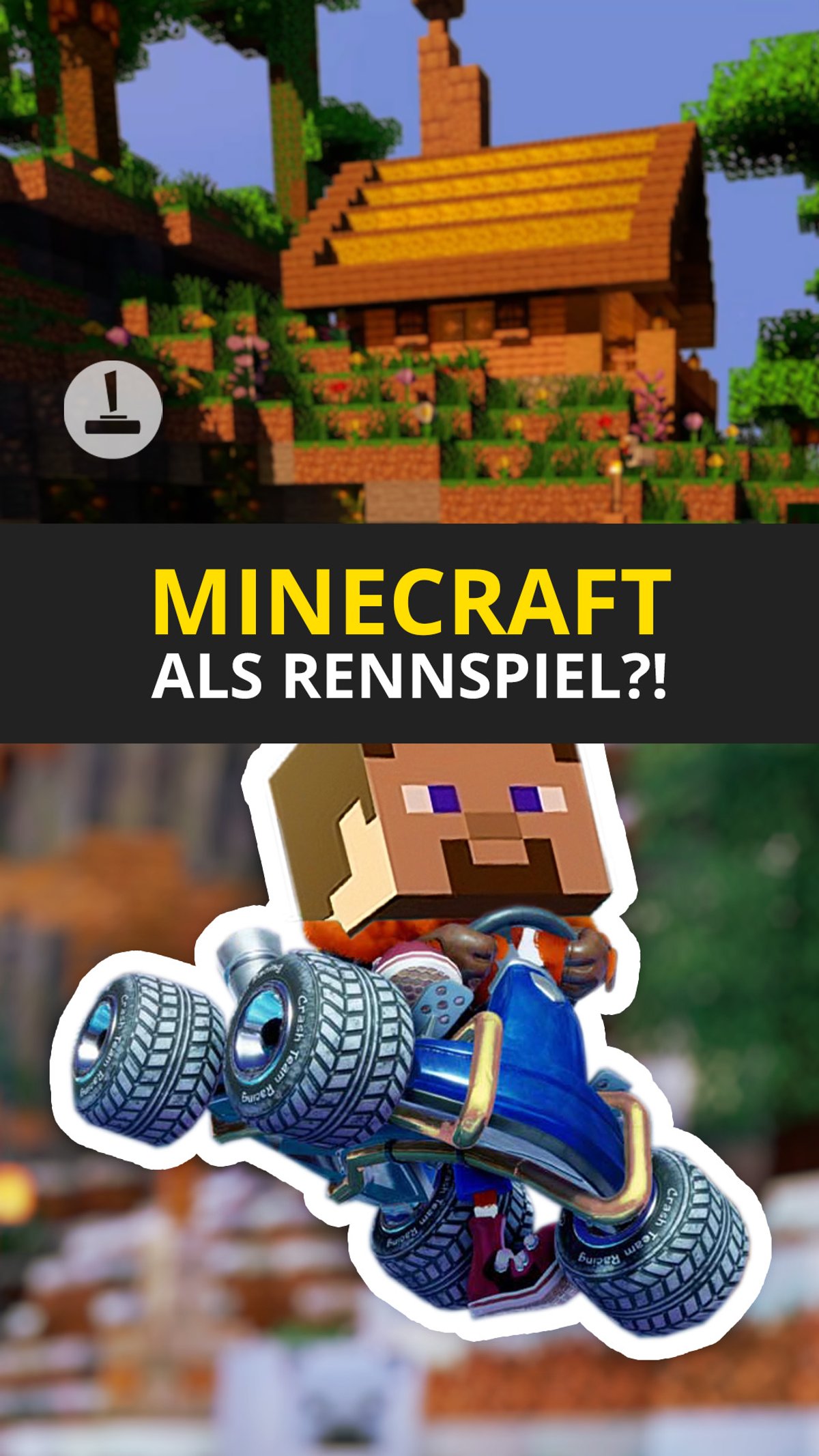 Minecraft ... als Autorennen?!