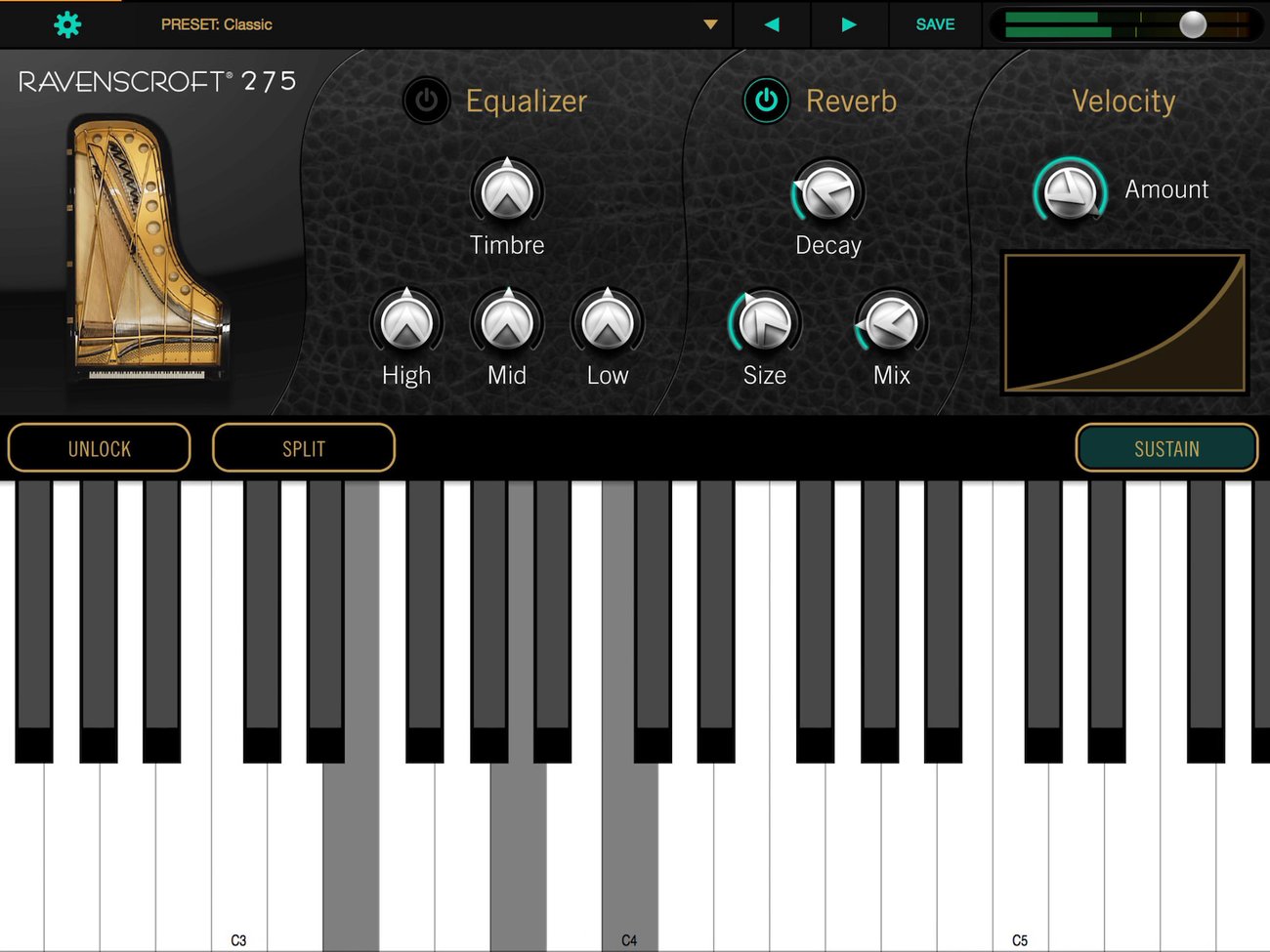 Ravenscroft 275 Piano: Klavier-App für iPhone & iPad
