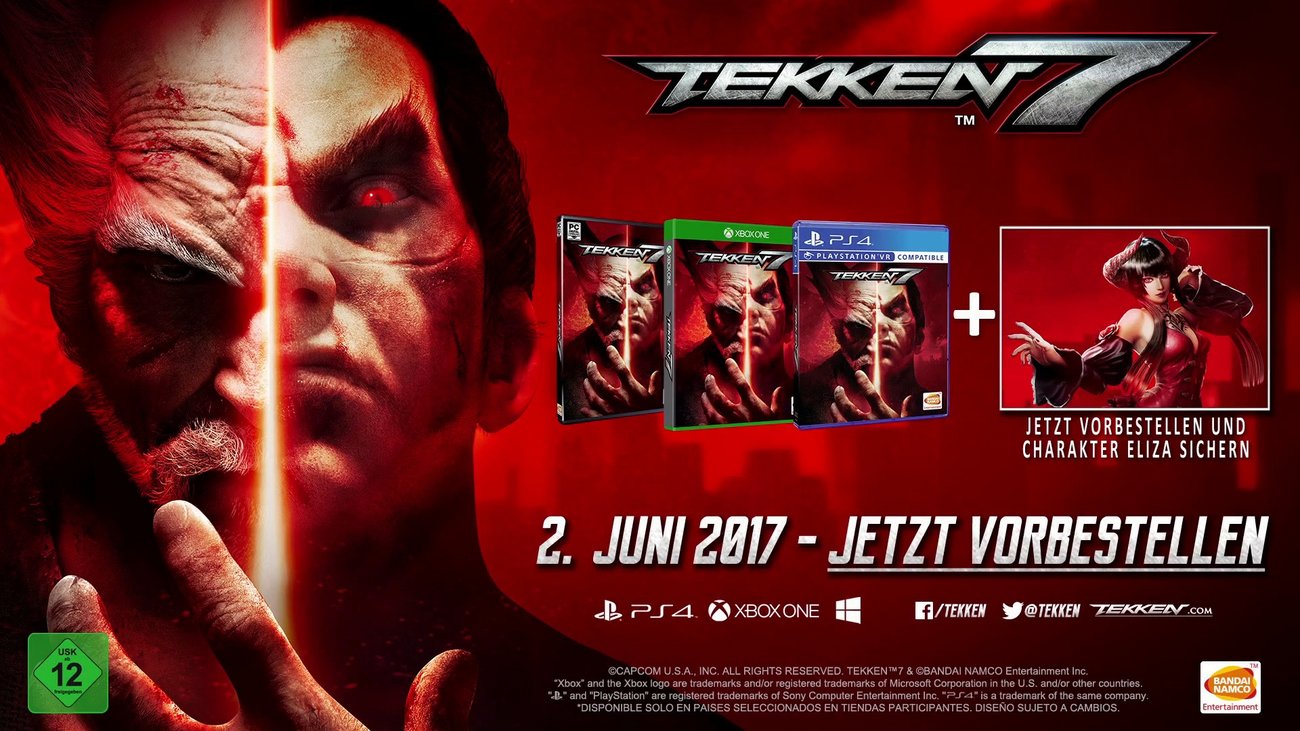 Tekken 7: No Glory for Heroes (German Story Trailer)