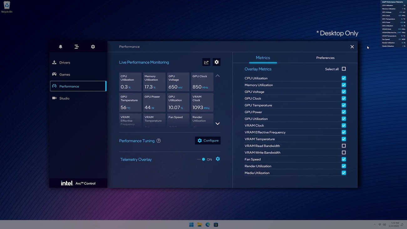 Intel Arc Control – Überblick der neuen Features