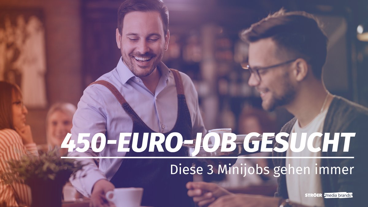 450-Euro-Job gesucht: Diese 3 Minijobs gehen immer 450-Euro-Job gesucht: Diese 3 Minijobs gehen immer