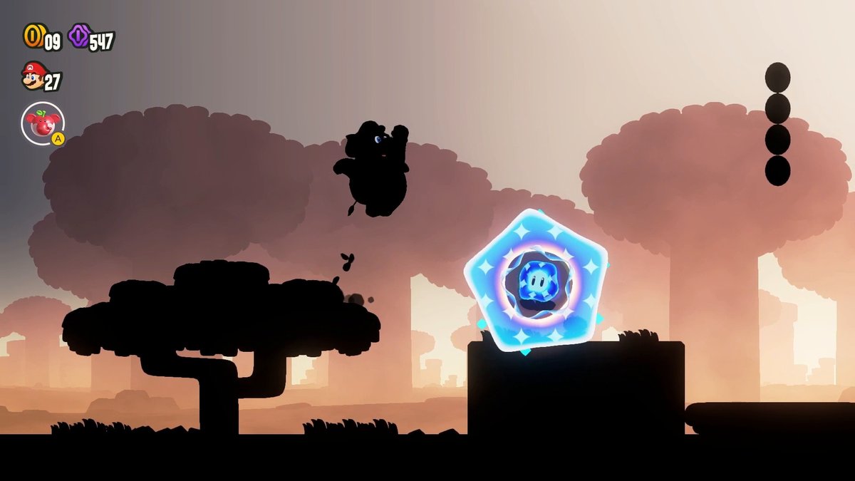 Super Mario Bros. Wonder: W1-10 Elastis im Zwielichtwald Super Mario Bros. Wonder: W1-10 Elastis im Zwielichtwald