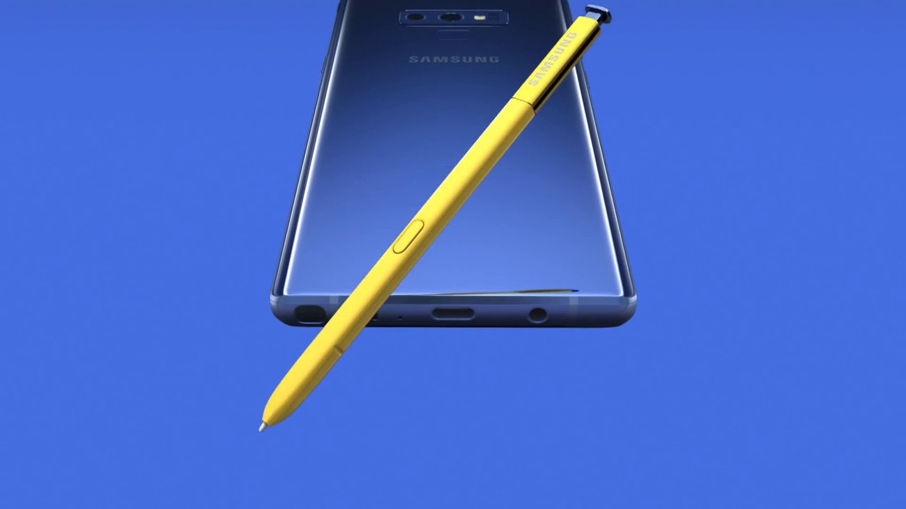Samsung Galaxy Note 9: Offizielles Produktvideo zum S-Pen-Smartphone