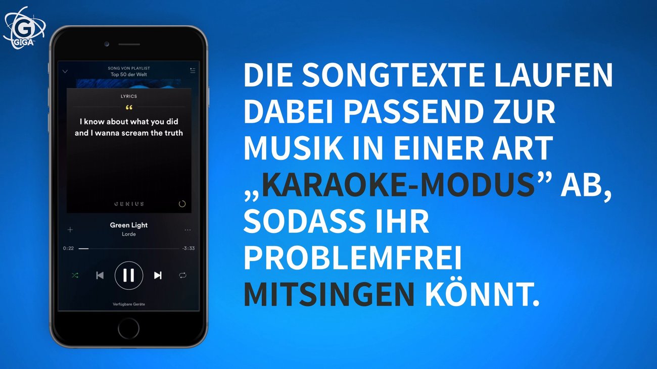 Songtexte auf Spotify anzeigen