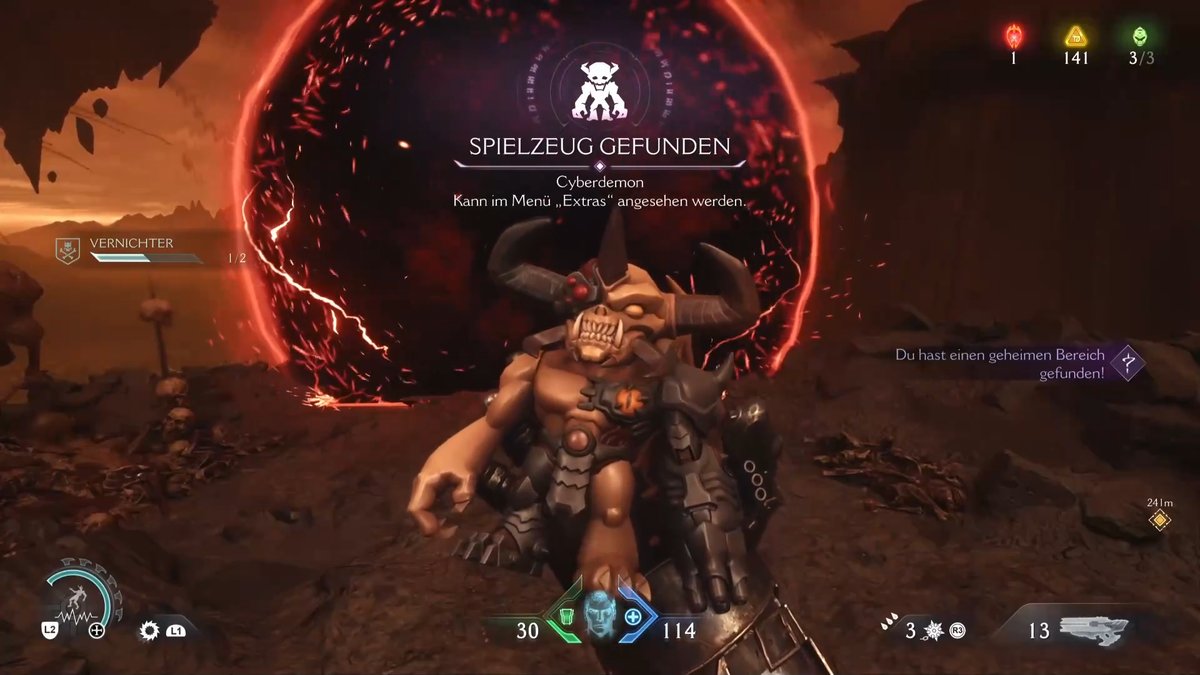 Doom The Dark Ages: Spielzeug "Cyberdemon" - Fundort Doom The Dark Ages: Spielzeug "Cyberdemon" - Fundort