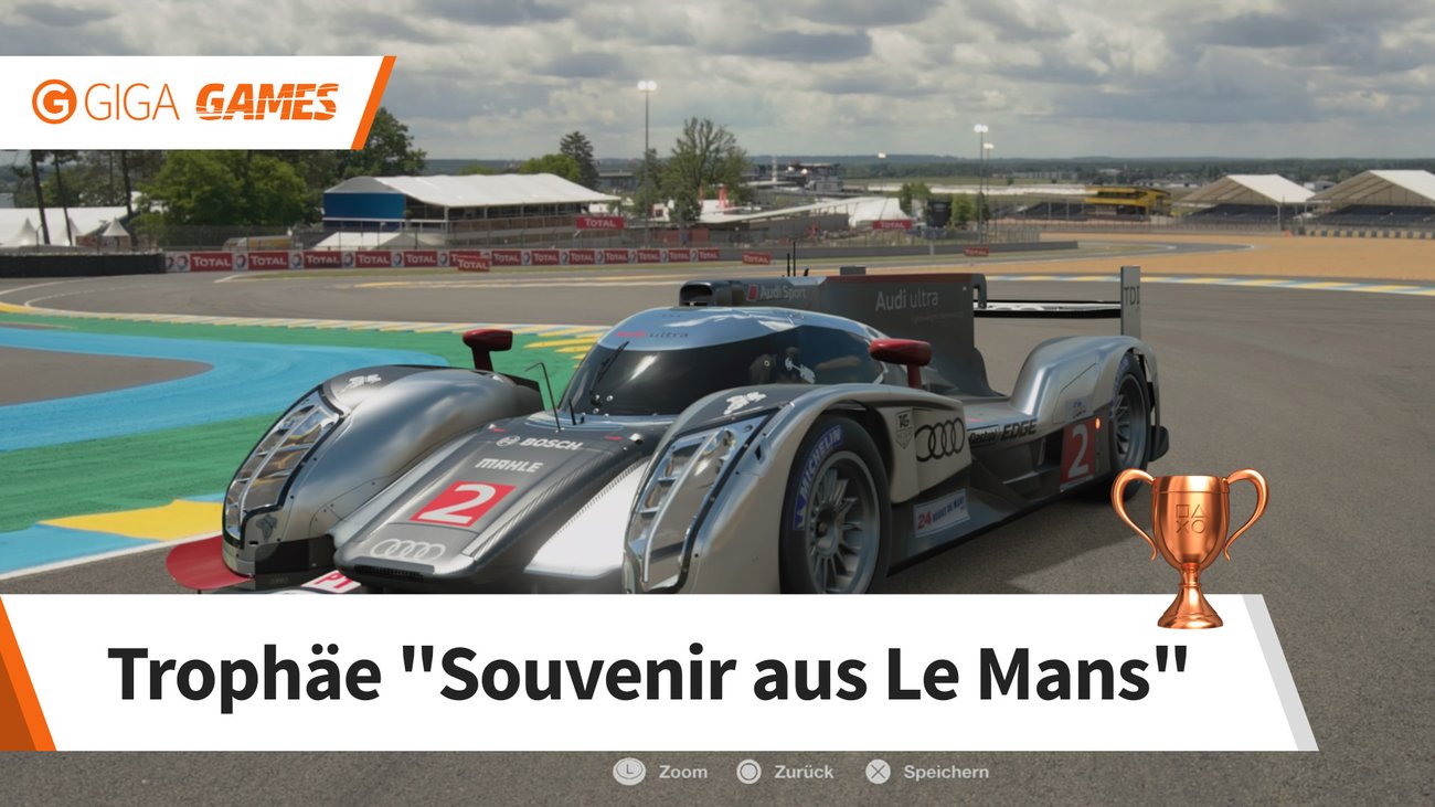 Gran Turismo Sport: Trophäe "Souvenir aus Le Mans" freischalten