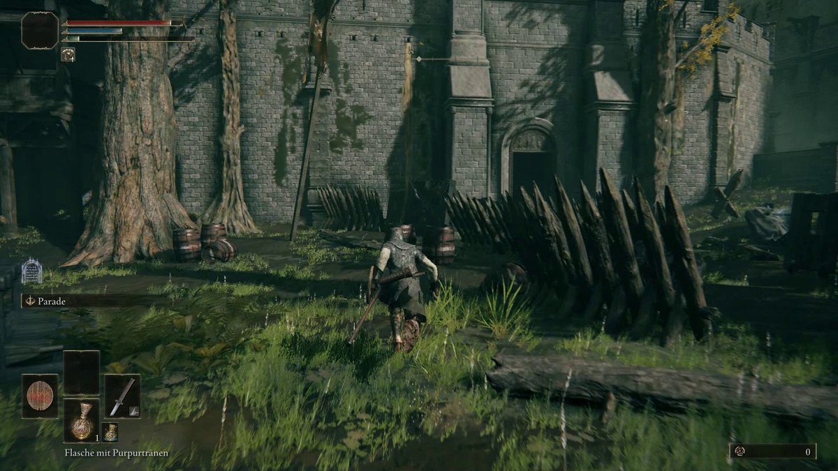 Elden Ring: Schloss Sturmschleier: Kurzer Weg durch das Haupttor