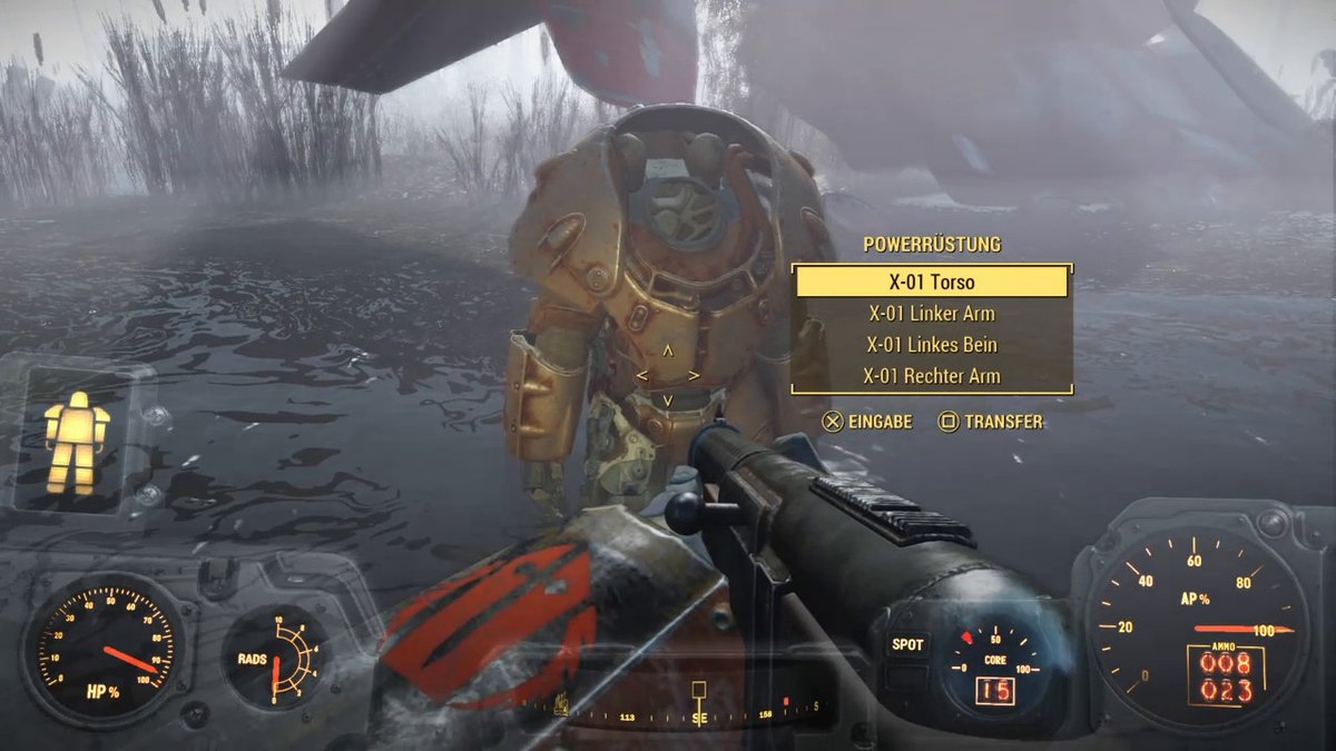 Fallout 4: X-01 Powerrüstung (Sumpfgebiet) - Fundort