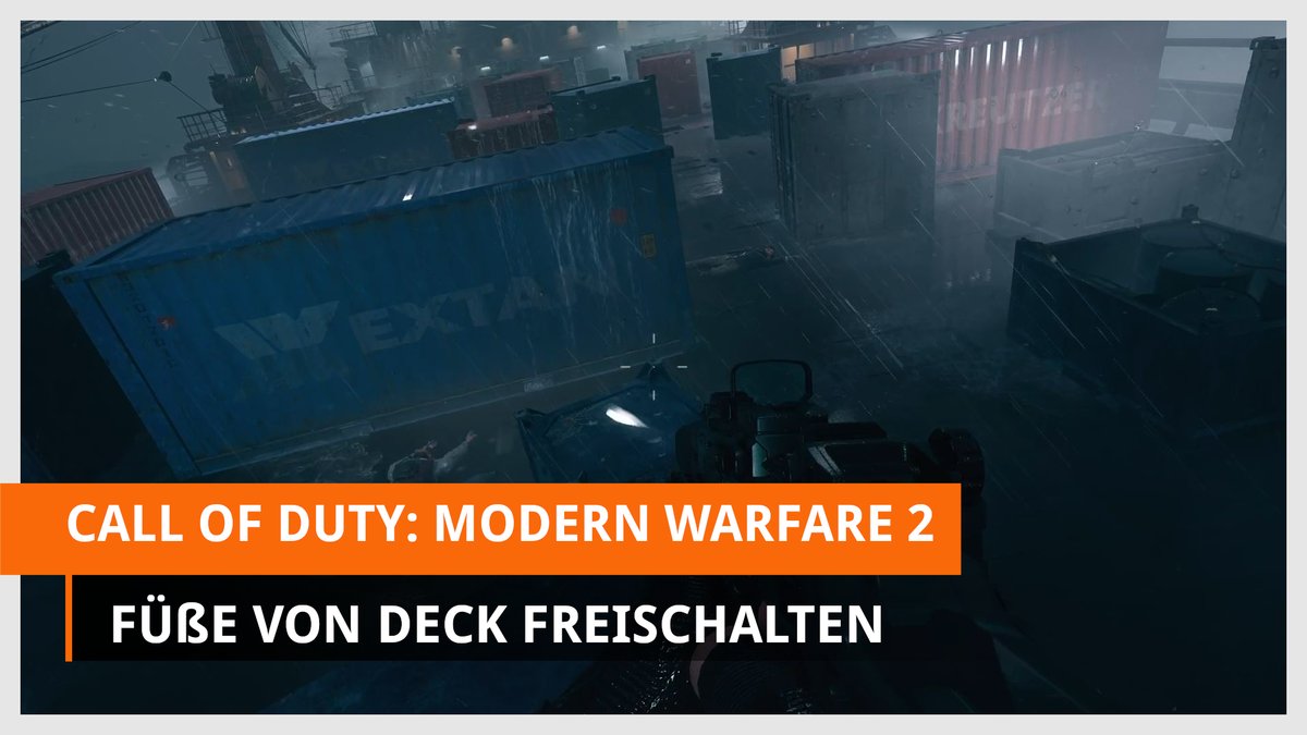 Call of Duty: Modern Warfare 2 - Füße von Deck freischalten Call of Duty: Modern Warfare 2 - Füße von Deck freischalten