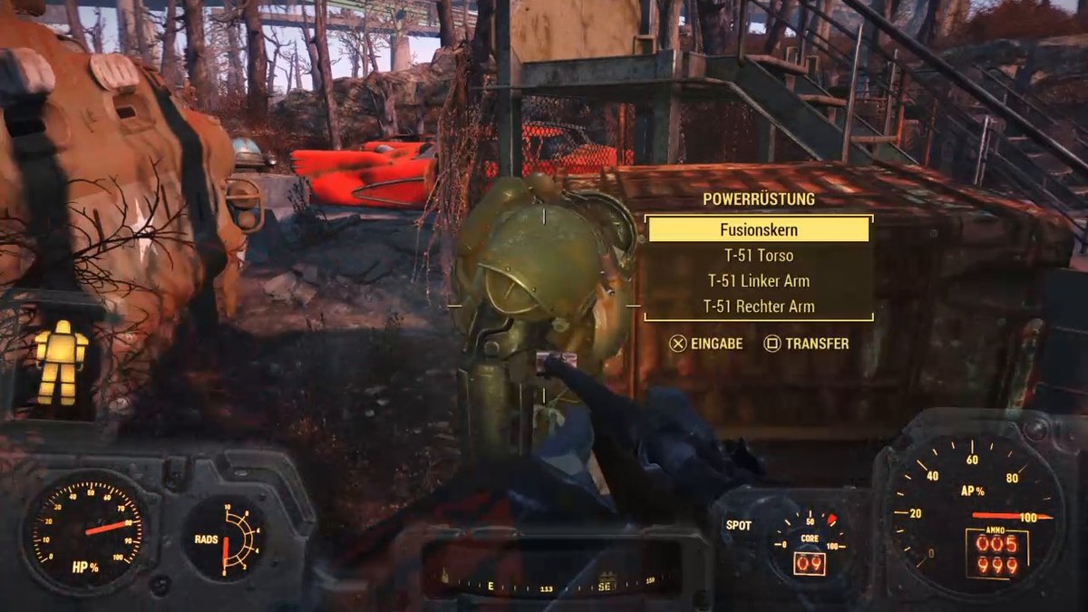 Fallout 4: T-51 Powerrüstung (Autowracks) - Fundort