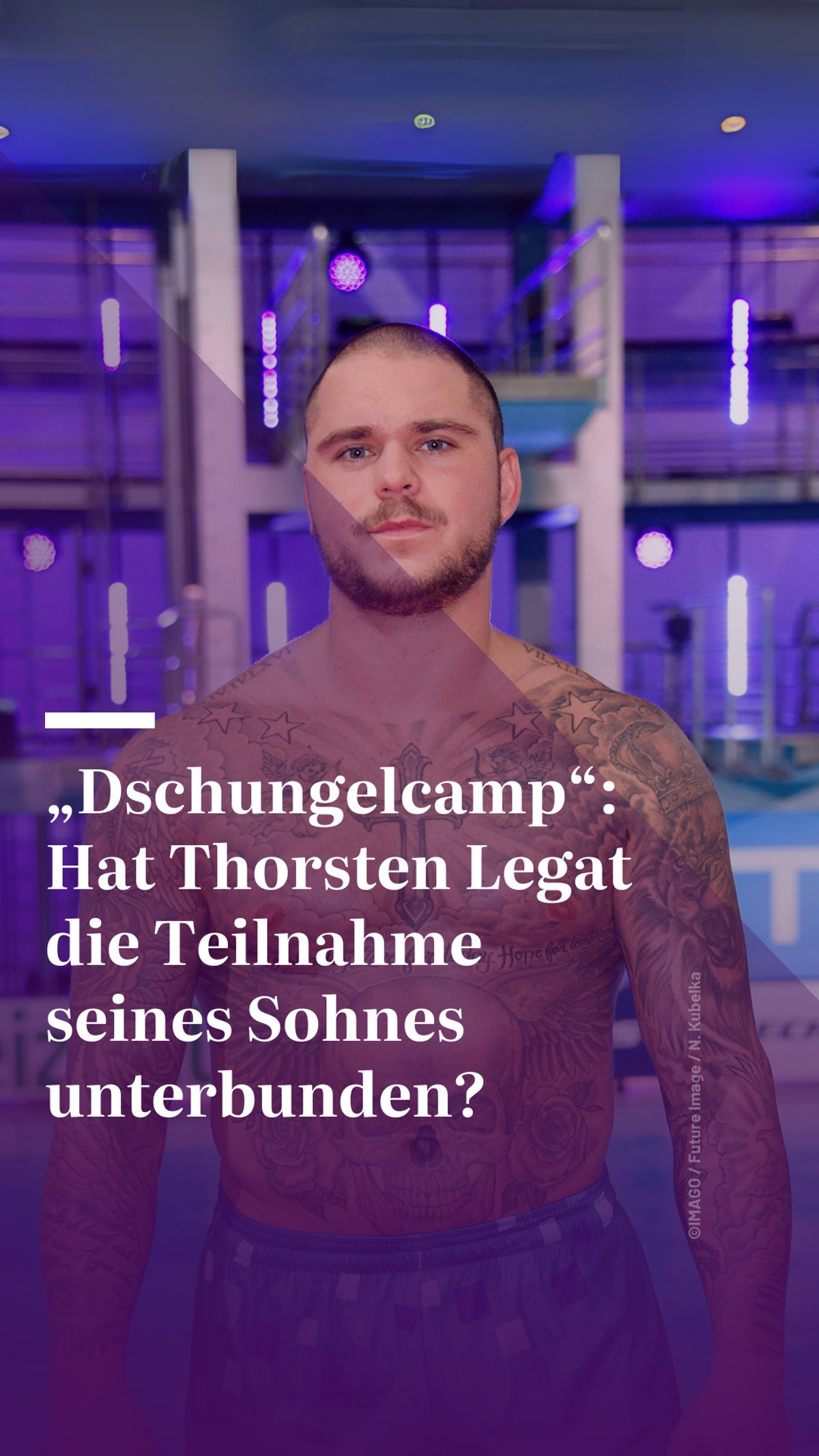„Dschungelcamp“: Hat Thorsten Legat die Teilnahme  seines Sohnes unterbunden? 