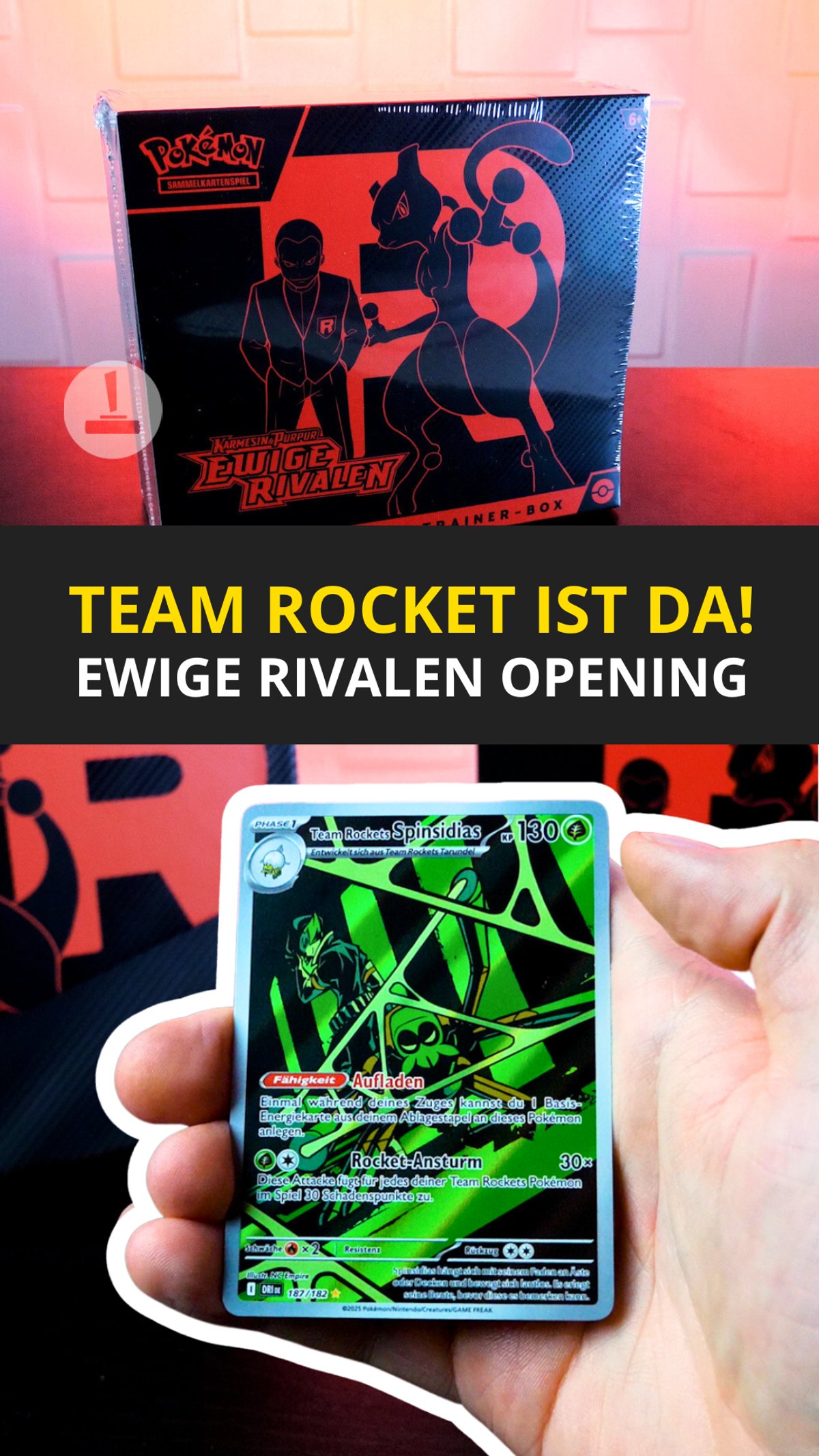 Pokémon TCG: Ewige Rivalen Top Trainer Box Opening Pokémon TCG: Ewige Rivalen Top Trainer Box Opening