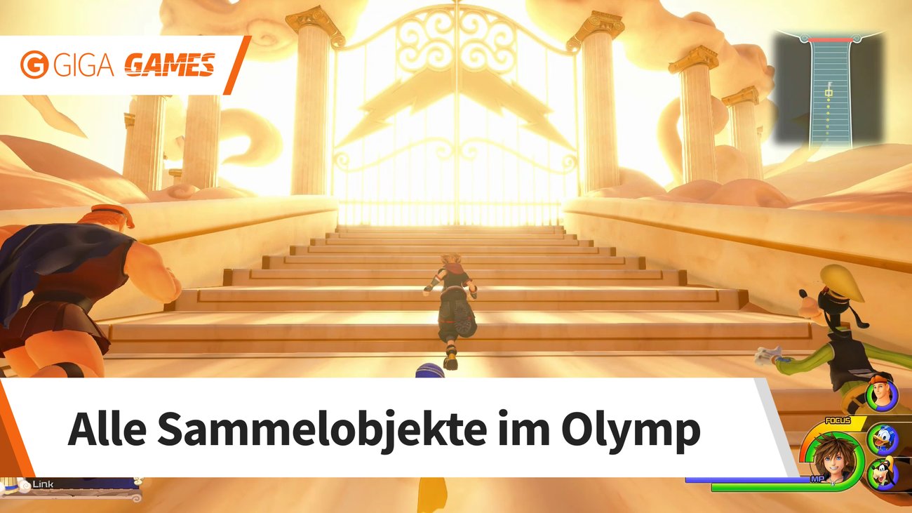 Kingdom Hearts 3: Fundorte der Sammelobjekte im Olymp