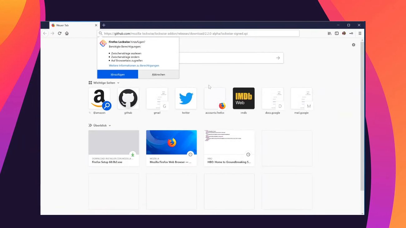 Firefox Lockwise bringt einen Passwort-Manager auch für die Desktop-Version des Browsers