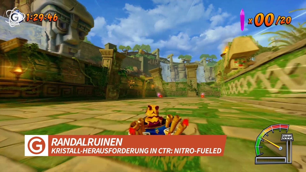 Crash Team Racing - Nitro-Fueled: Kristall-Herausforderung in den Randalruinen