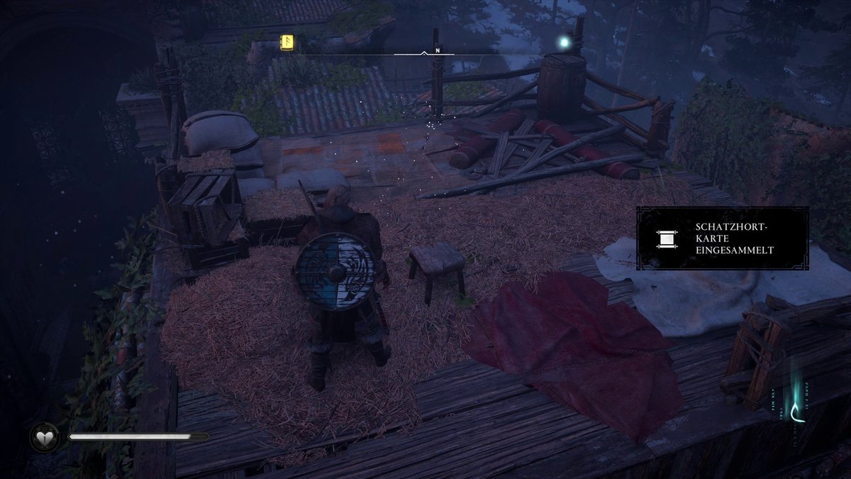 Assassin's Creed Valhalla | Schatzhortkarte "Eoforwicscir" mit Schatz-Fundort