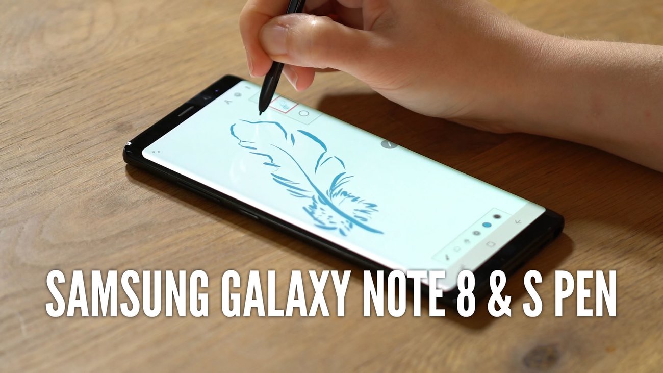 Zeichnen mit dem S-Pen des Samsung Galaxy Note 8