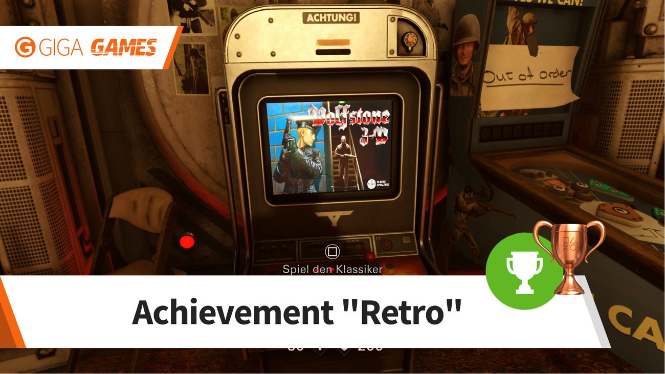 Wolfenstein 2: Achievement "Retro" freischalten