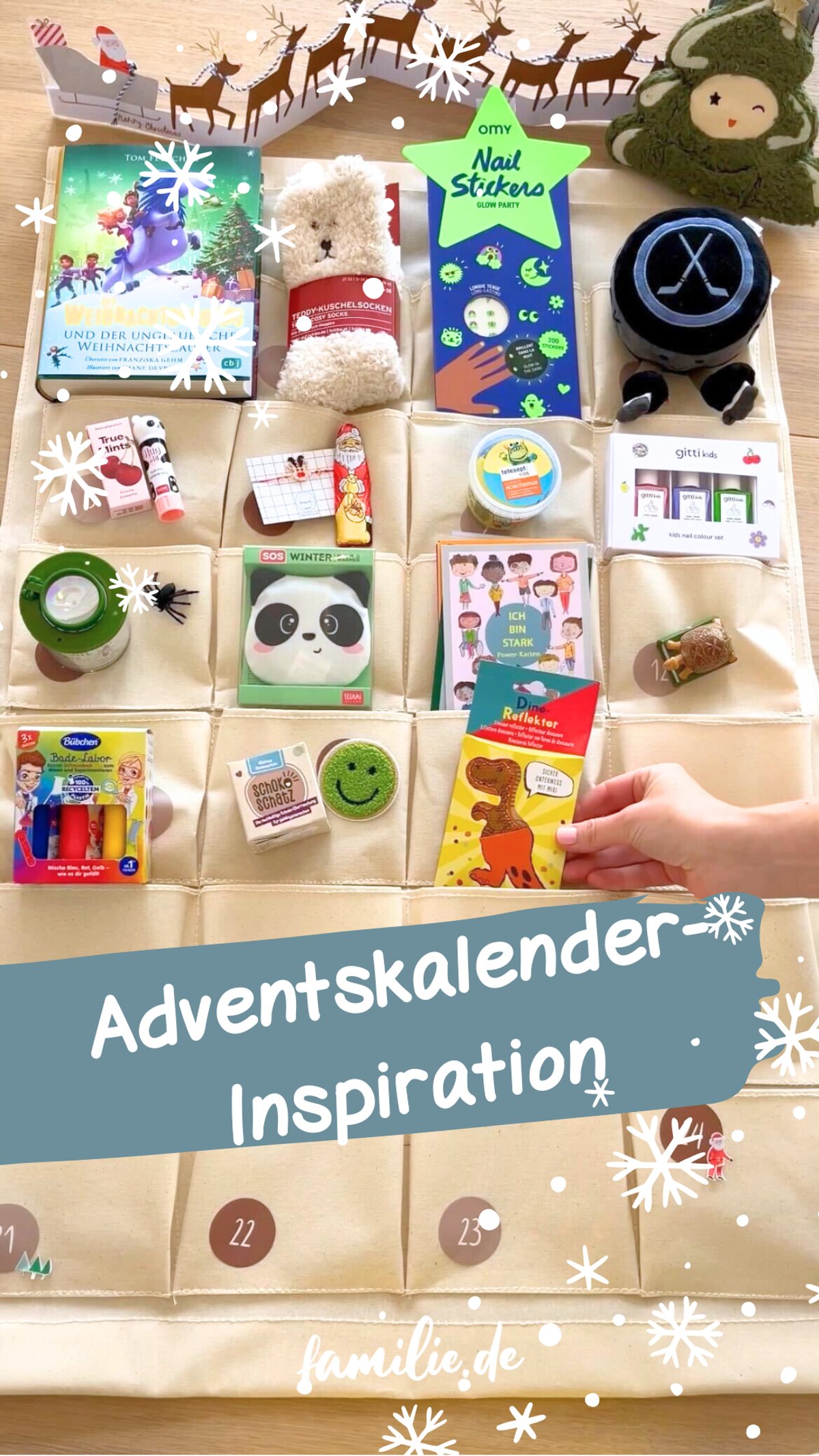 Adventskalender Inspiration zum selbst Befüllen Adventskalender Inspiration zum selbst Befüllen