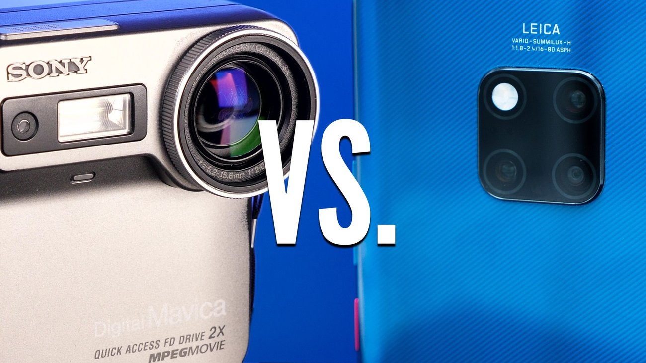 Sony Mavica vs. Huawei Mate 20 Pro – 20 Jahre Digitalfotografie im Vergleich