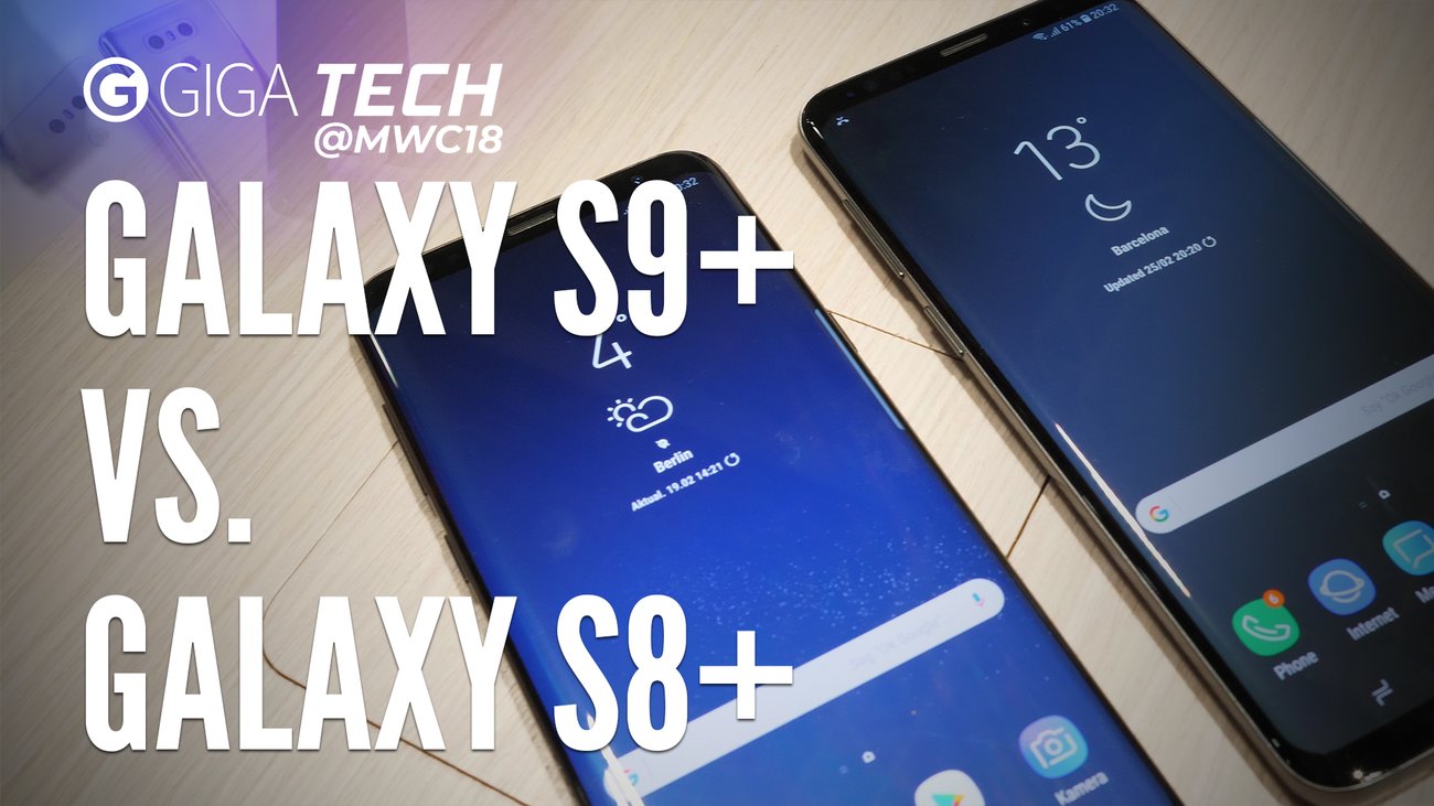 Samsung Galaxy S9 Plus vs. Galaxy S8 Plus: Vergleich der zwei Generationen