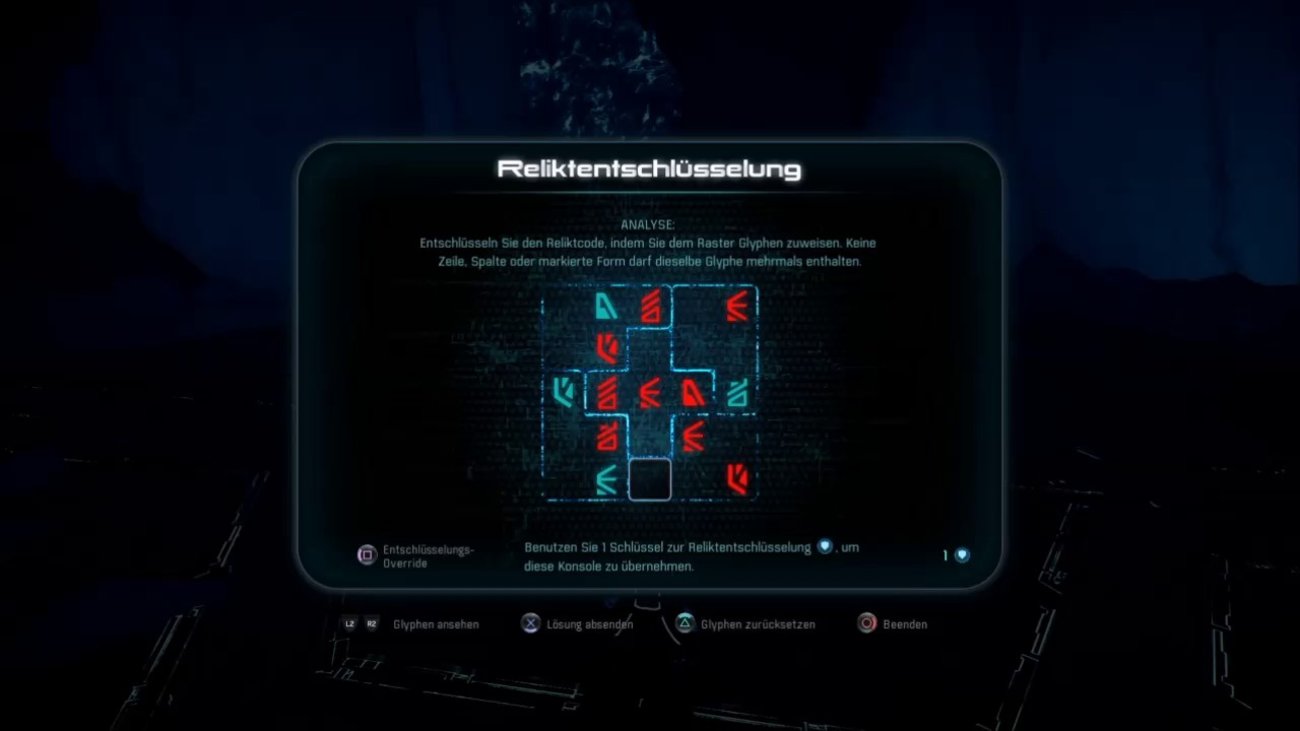 Mass Effect - Andromeda: Reliktentschlüsselung leicht gemacht