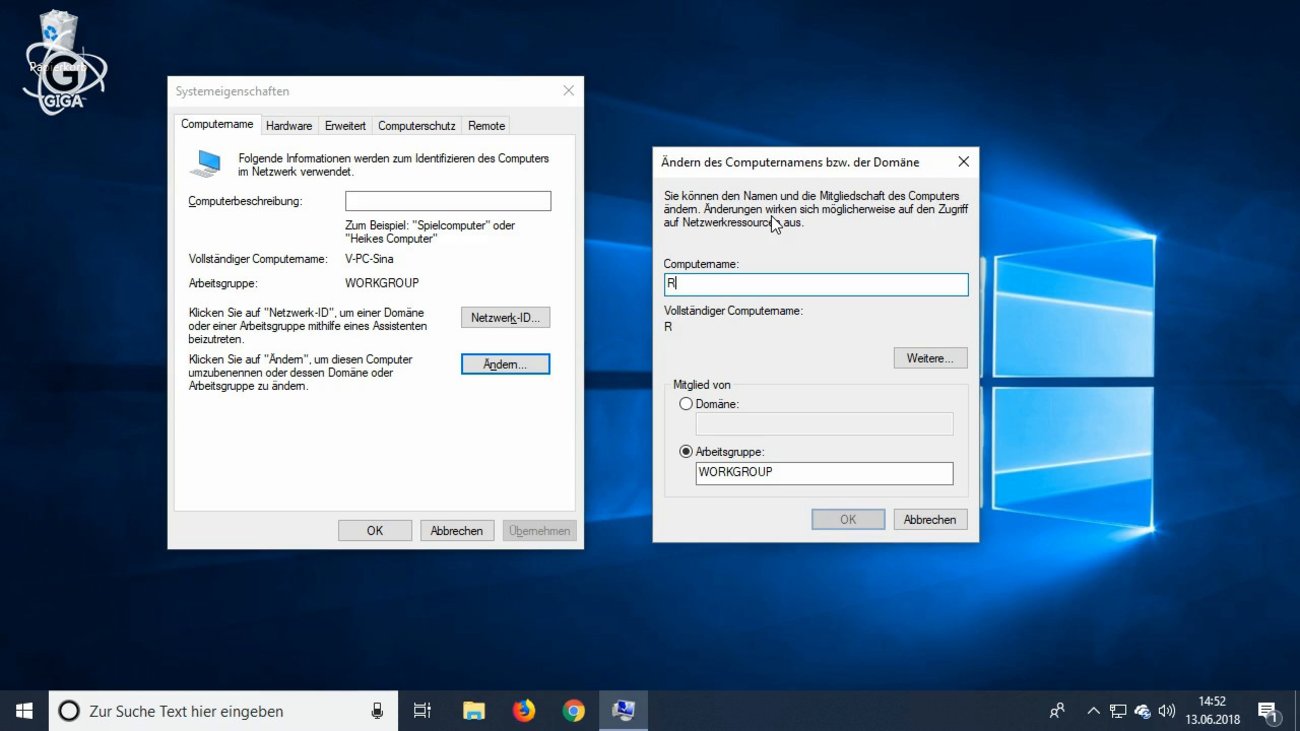 Windows 10: Den Computernamen ändern (Tutorial)
