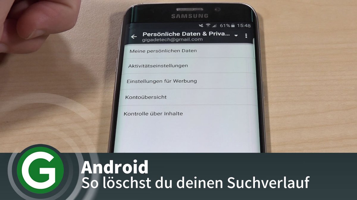 Google Suchverlauf löschen