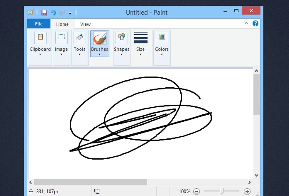Steady Mouse 2 – MS Paint