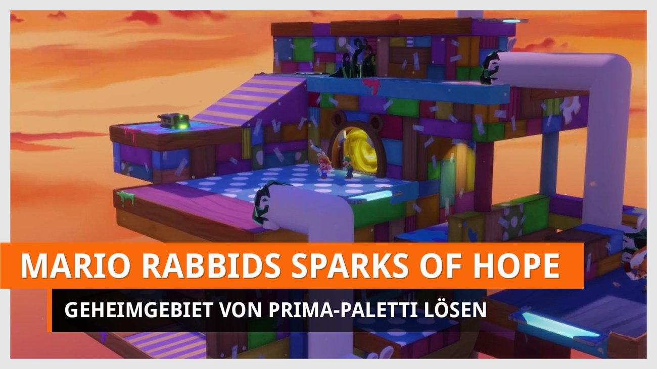 Mario + Rabbids Sparks of Hope: Geheimgebiet von Prima-Paletti
