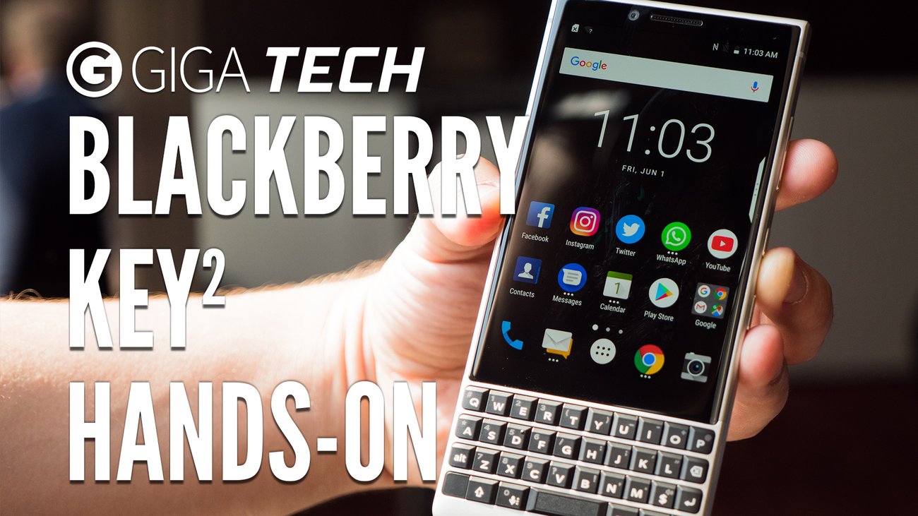 BlackBerry Key2 im GIGA-Hands-On