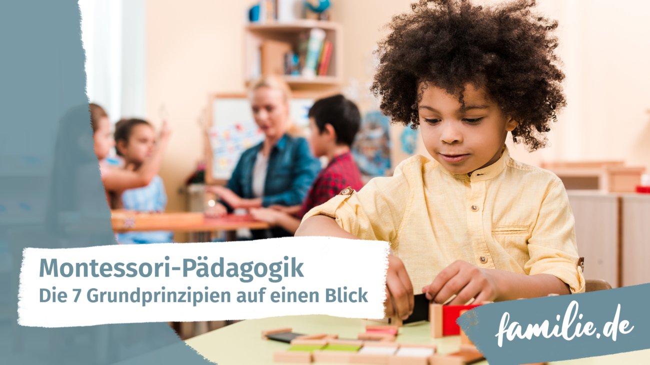 ​​Die 7 Grundprinzipien der Montessori-Pädagogik auf einen Blick