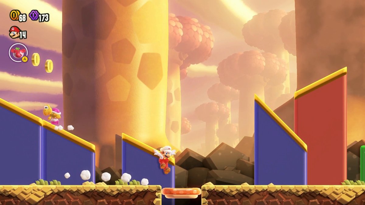 Super Mario Bros. Wonder: W1-6 Rasende Rollschuh-Koopas Super Mario Bros. Wonder: W1-6 Rasende Rollschuh-Koopas