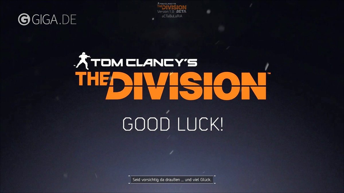 Eine Stunde mit The Division Eine Stunde mit The Division