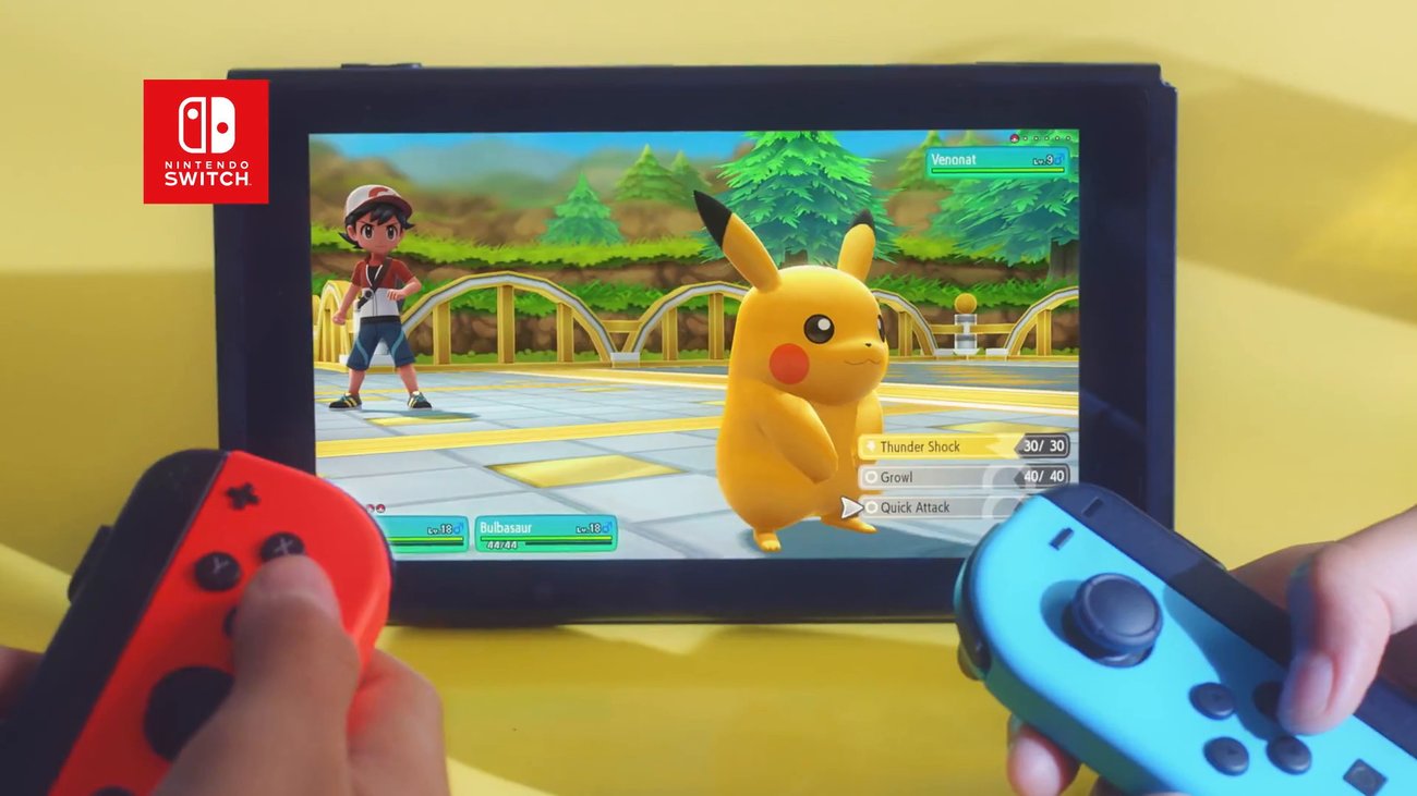 Pokémon: Let's Go, Pikachu und Pokémon: Let's Go, Evoli! - Ankündigungstrailer  - Nintendo Switch