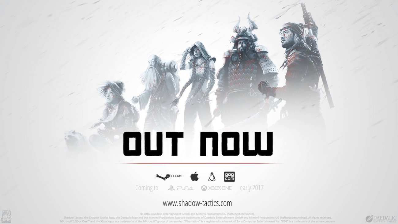 Shadow Tactics - Blades of the Shogun - Release-Trailer
