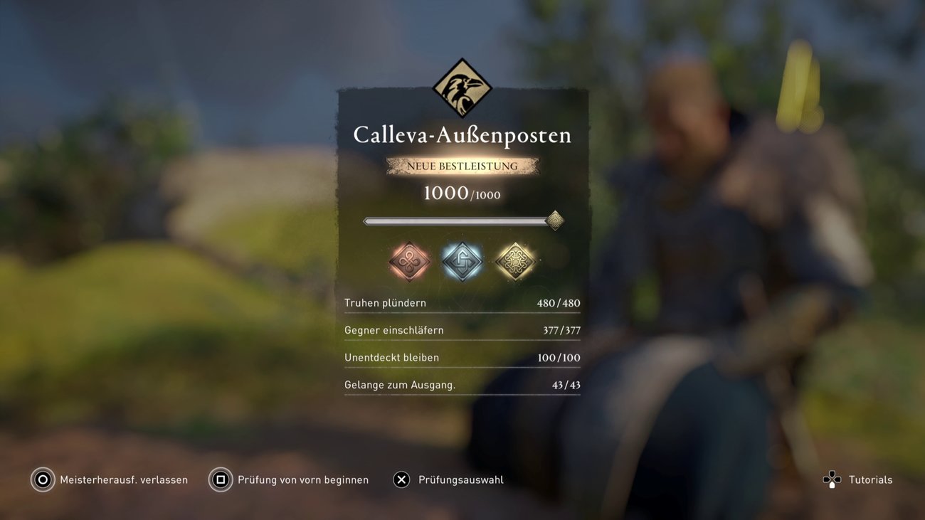 Assassin's Creed Valhalla: Goldabzeichen beim Calleva-Außenposten (Prüfung des Raben)