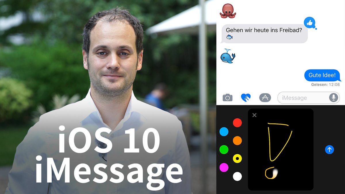 Nachrichten-App in iOS 10: So nutzt man das neue iMessage