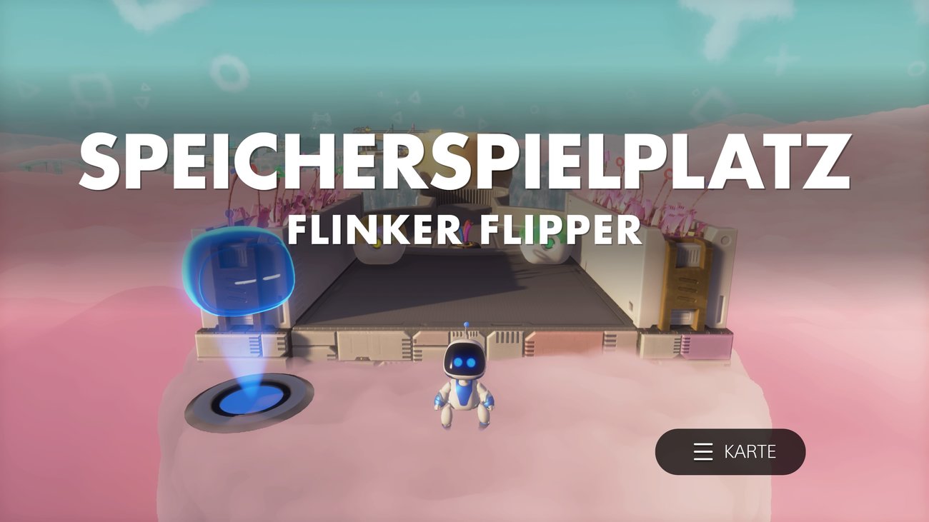 Astro's Playroom: Flinker Flipper (Speicherspielplatz) - alle Artefakte und Puzzleteile