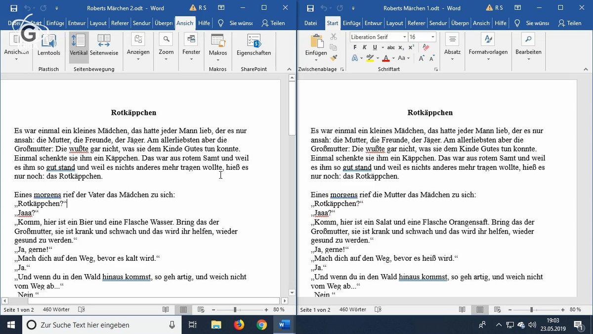 Word: So vergleicht ihr zwei Dokumente (Tutorial) Word: So vergleicht ihr zwei Dokumente (Tutorial)