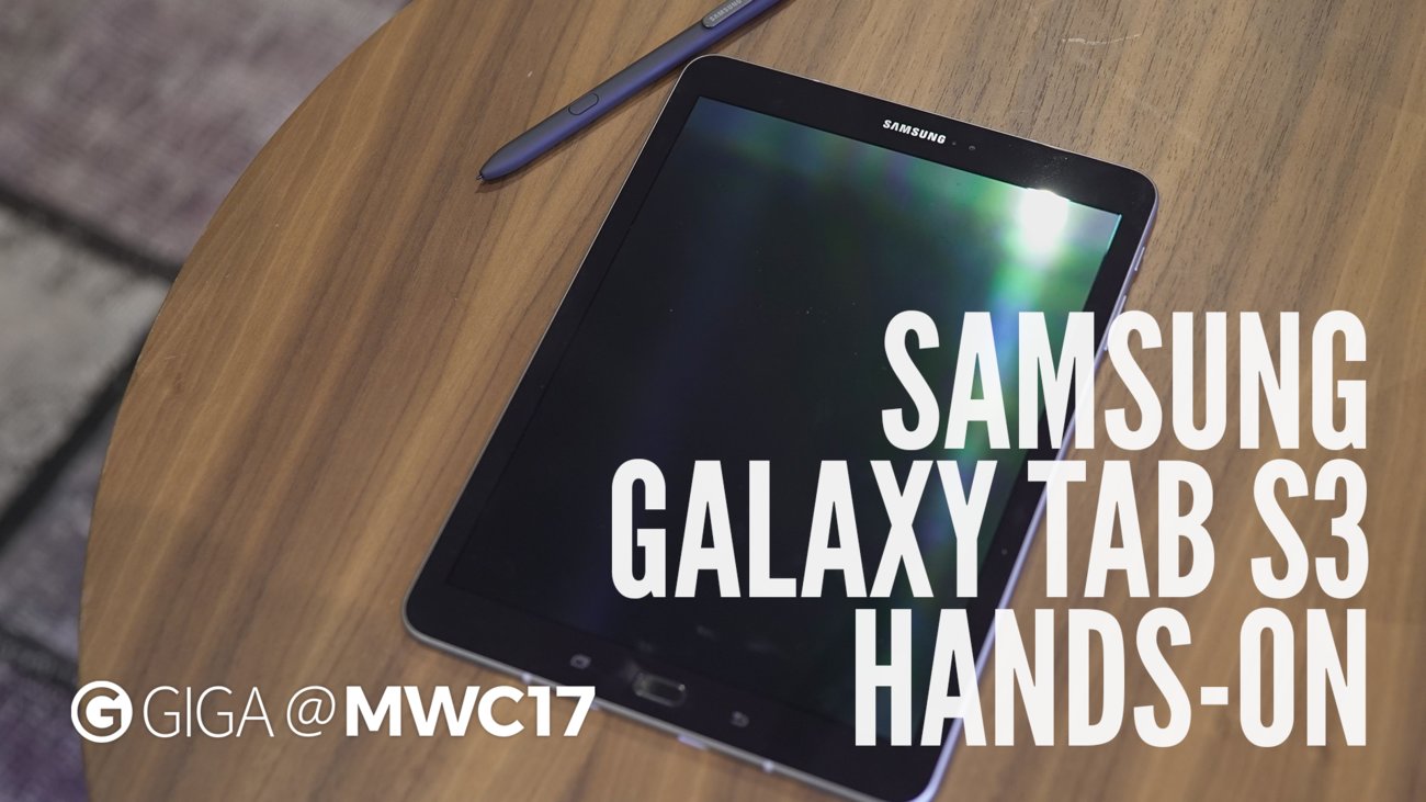Samsung Tab S3 im MWC-Hands-On