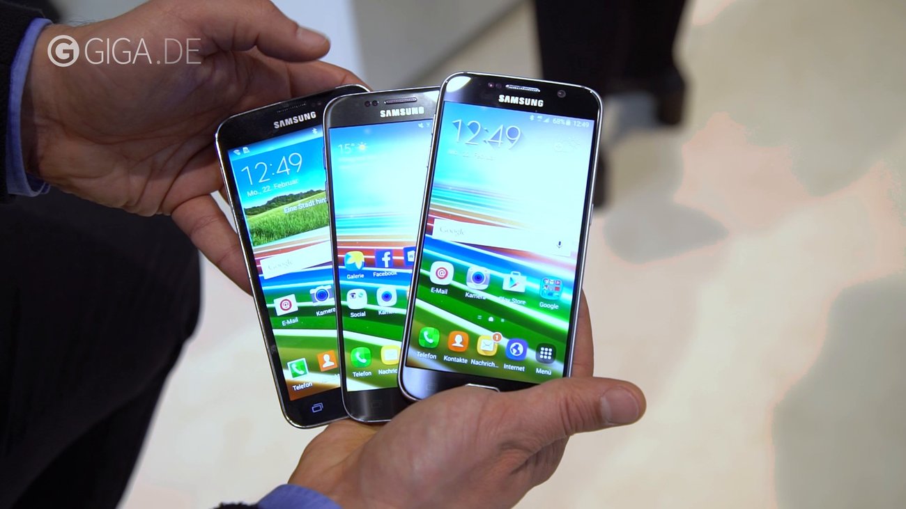 Samsung Galaxy S7 vs. Galaxy S6 vs. Galaxy S5 im Video-Vergleich