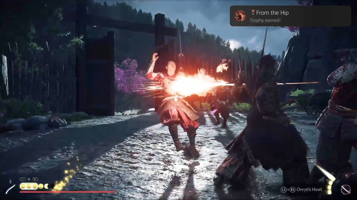 Ghost of Yotei: Trophäe "Aus der Hüfte" freischalten Ghost of Yotei: Trophäe "Aus der Hüfte" freischalten